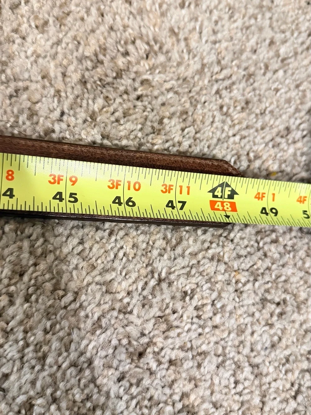 Redwing Brown Leather Men's Belt - Classic Dress Belt size 42